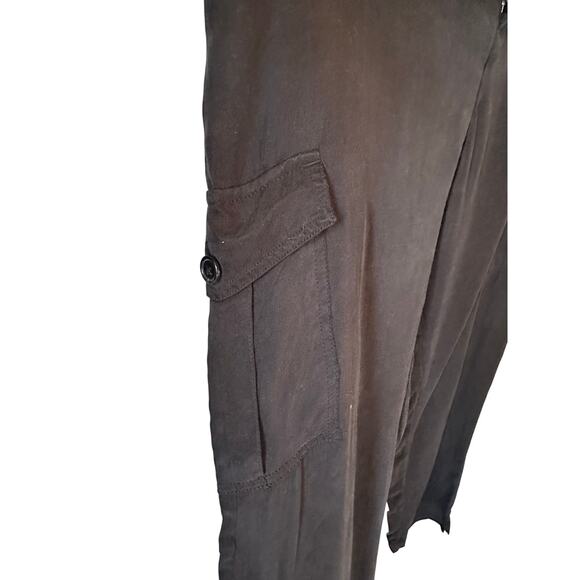 Rails Kai Black Skinny Cargo Pants In Cupro Size Medium - Picture 7 of 9